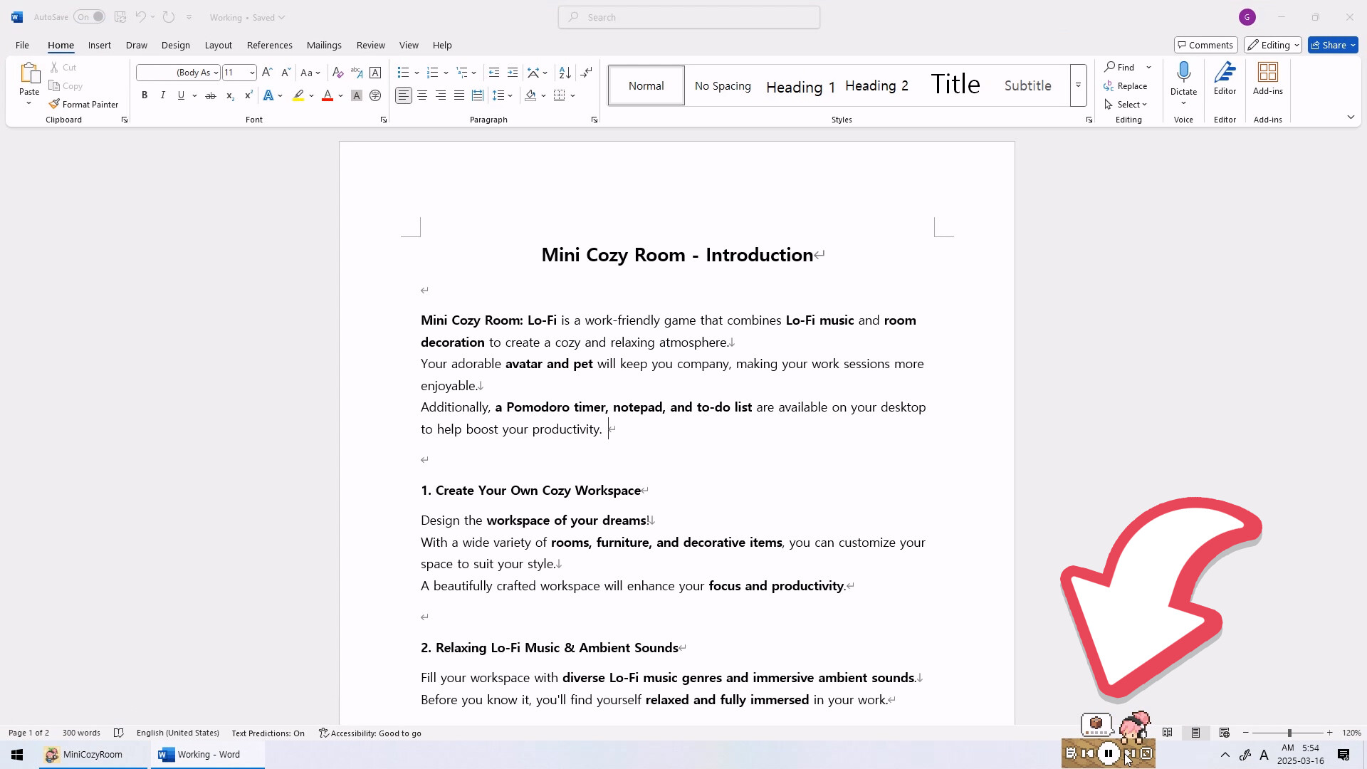 Mini Cozy Room: Lo-Fi Screenshot 5