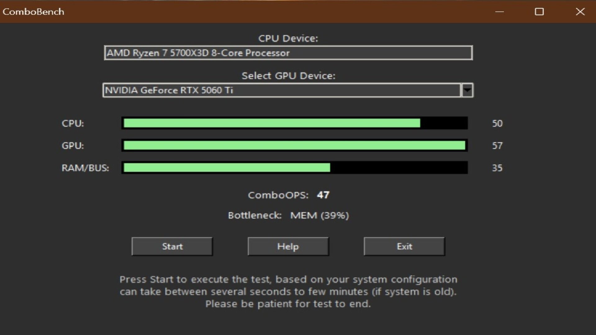 ComboBench Screenshot 3