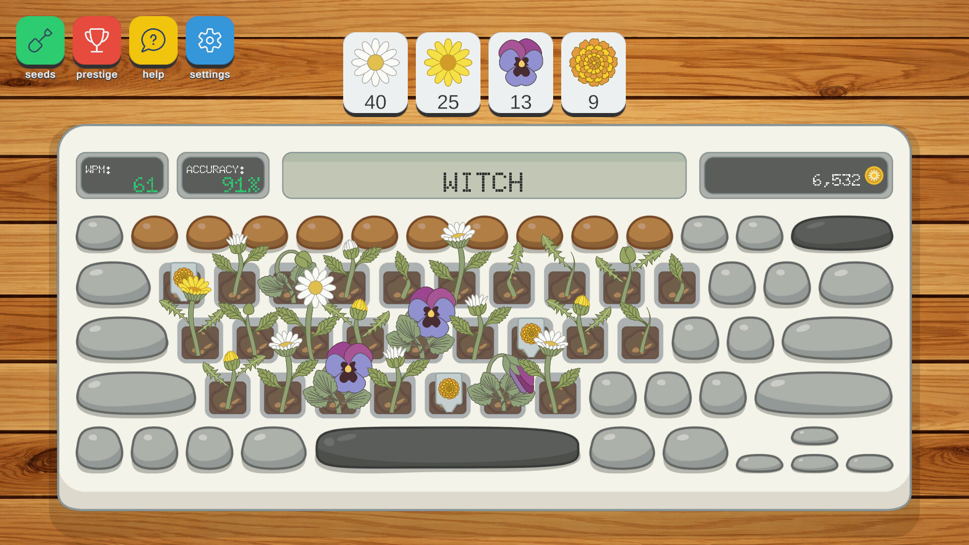 Qwerty Garden Demo Screenshot 1