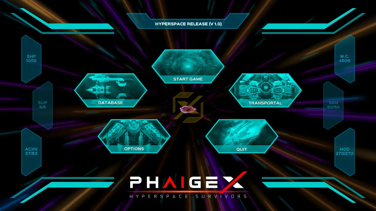 PhaigeX: Hyperspace Survivors Screenshot 0