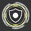 The Sun-Facing Shield icon