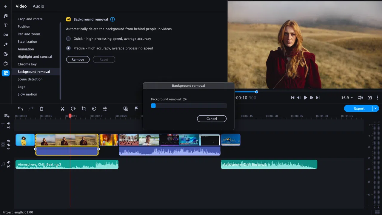 Movavi Video Editor 2023 Screenshot 1