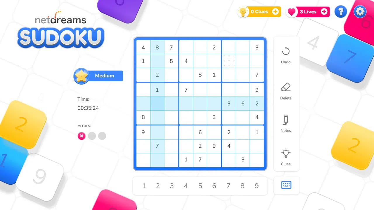 Netdreams Sudoku Screenshot 2
