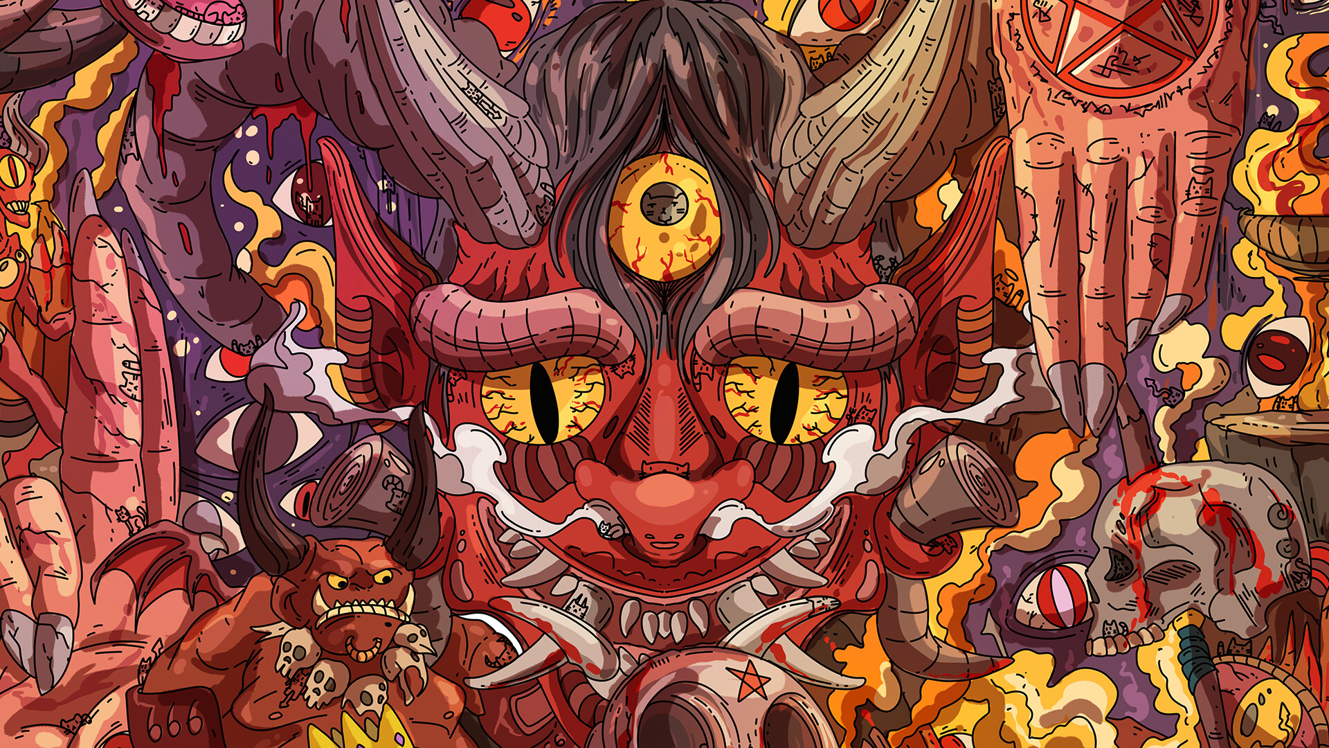 100 Demon Cats Screenshot 0