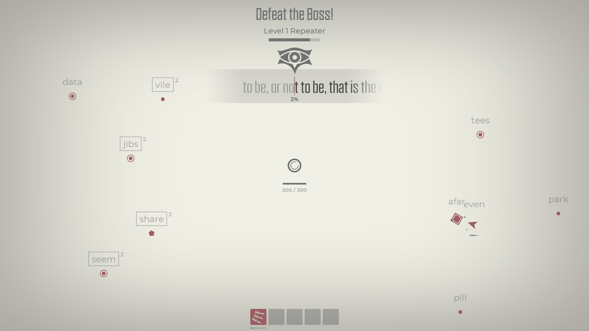 Glyphica: Typing Survival Screenshot 0