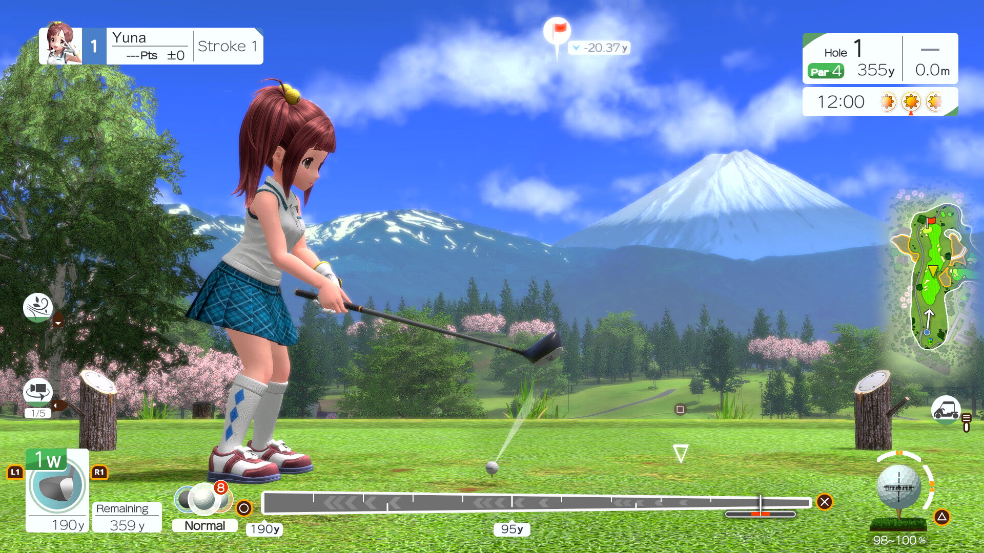 EVERYBODY'S GOLF HOT SHOTS Screenshot 0