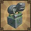 nuclear turtle statue icon