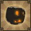 Wizard's voodoo skull icon