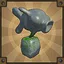 blue sea fish statue icon