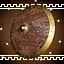 With your shield, or on it icon