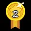 Winning the championship in "Advanced 10" difficulty for 2 consecutive times icon
