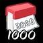 Accumulated submission of 1000 orders icon