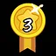 Winning the championship in "Advanced 10" difficulty for 3 consecutive times icon