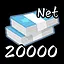 Accumulated net profit of 20000  icon