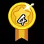 Winning the championship in "Advanced 10" difficulty for 4 consecutive times icon