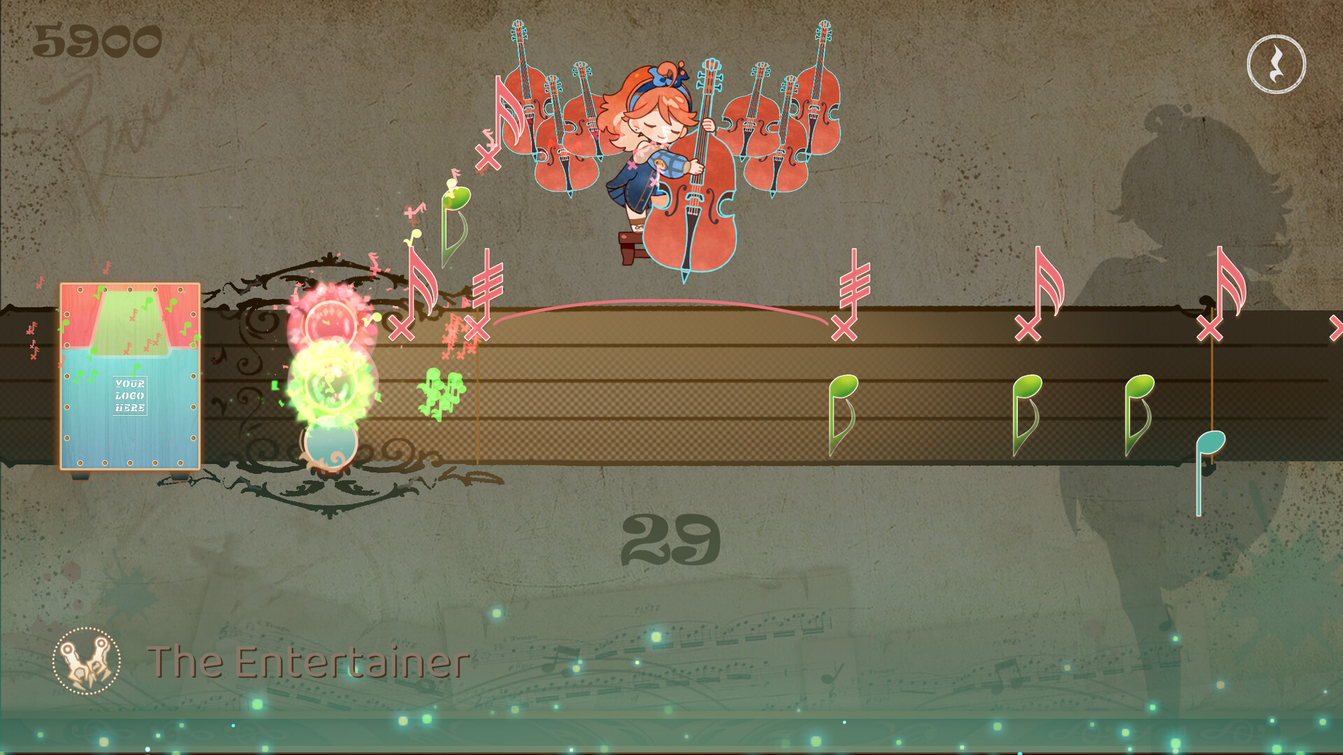 Concerto on White: Cajon Story Screenshot 1