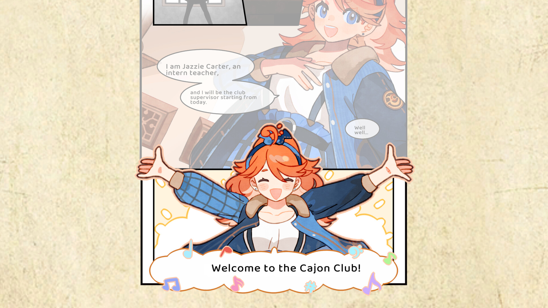 Concerto on White: Cajon Story Screenshot 2