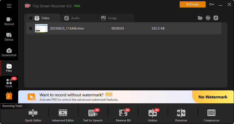 iTop Screen Recorder for Steam Screenshot 3
