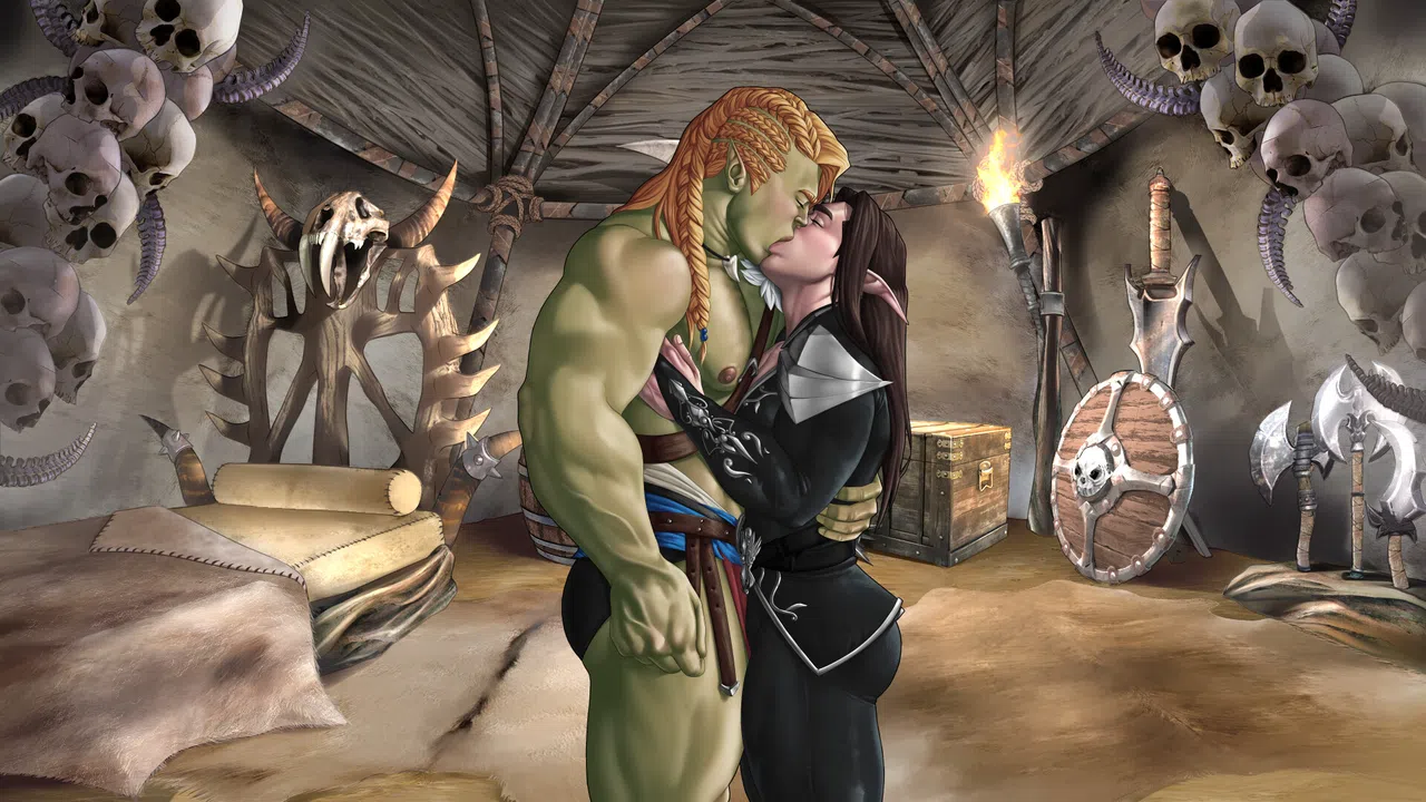 Orc Covenant: Gay Bara Orc Visual Novel Screenshot 4