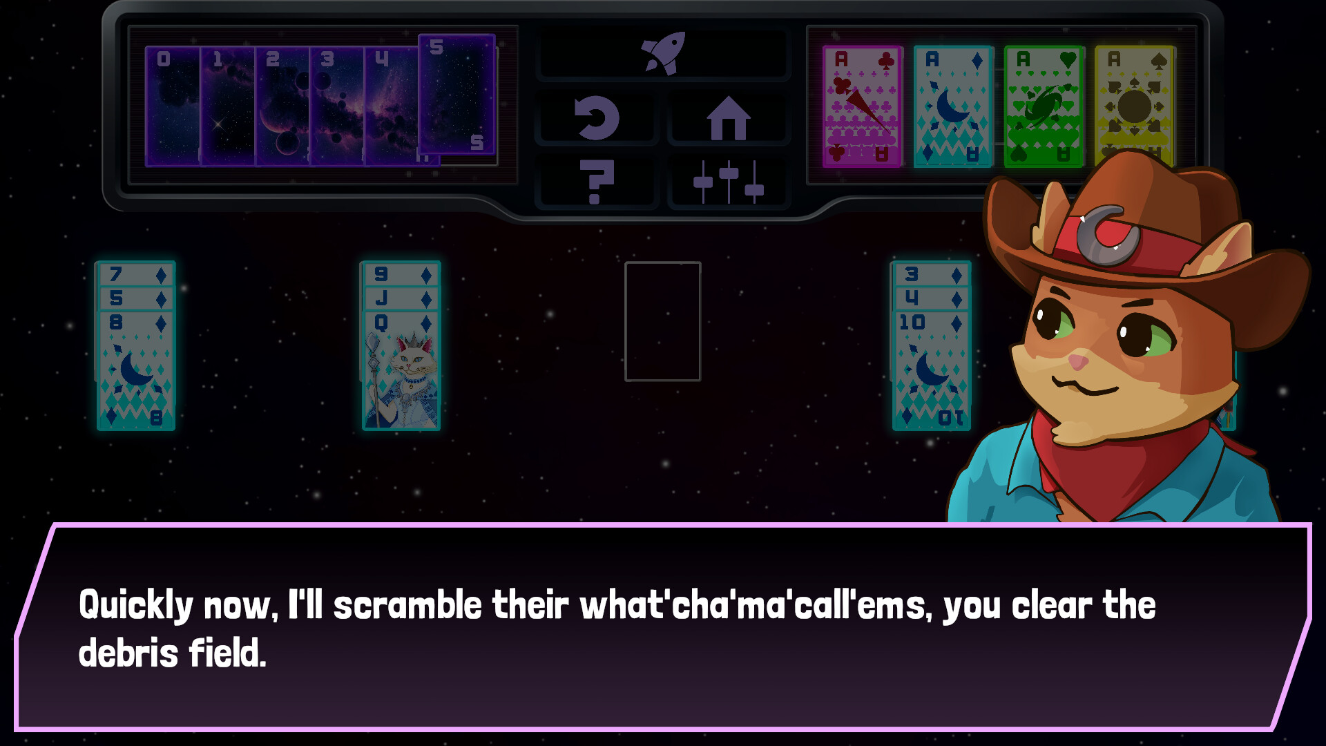 Space Cat Solitaire Screenshot 5