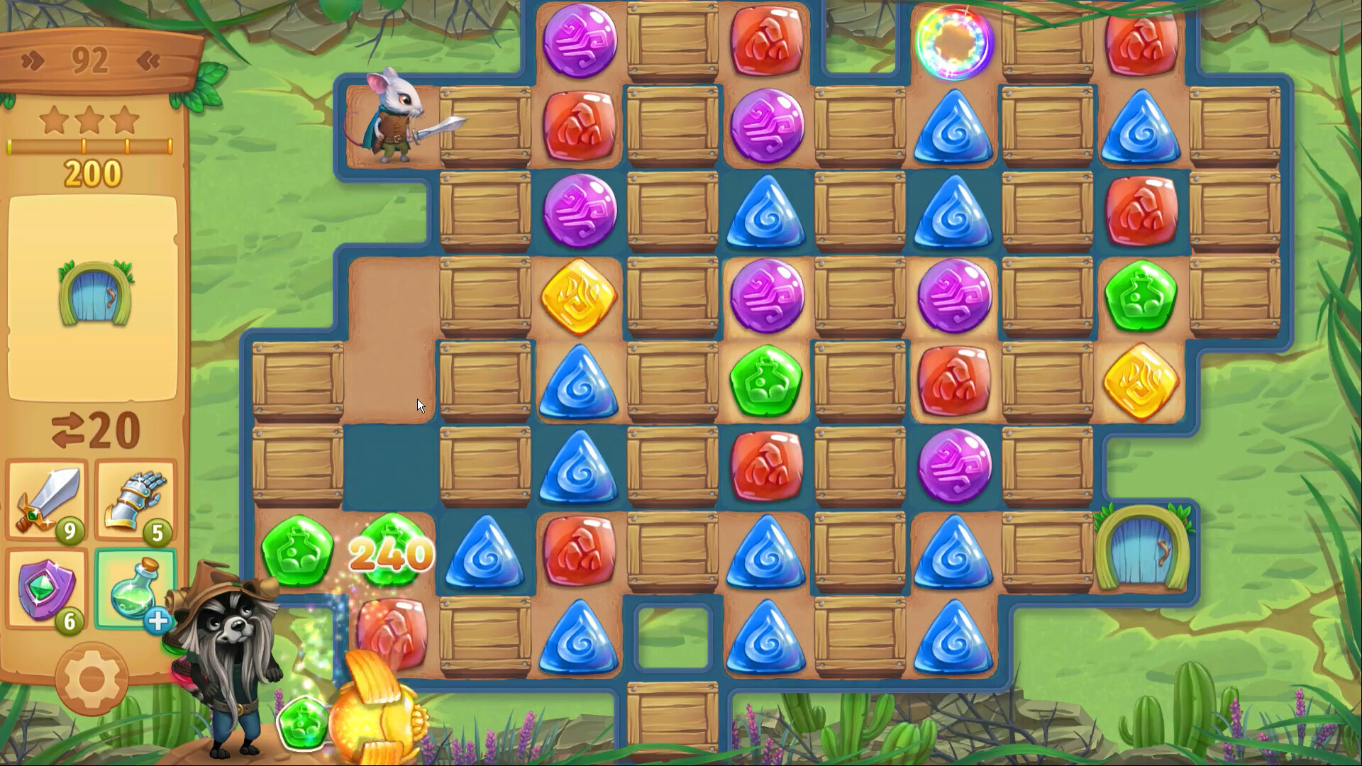 Strongblade - Puzzle Quest and Match-3 Adventure Screenshot 7