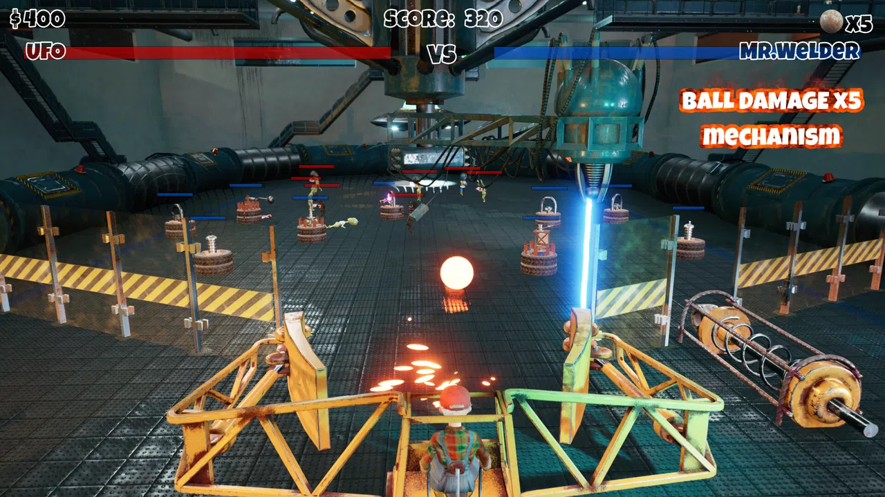Mr.Welder's Pinball Defence Screenshot 1