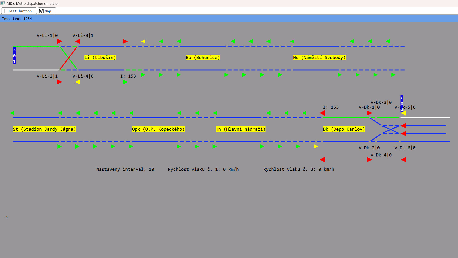 MDS: Metro dispatcher simulator Screenshot 0