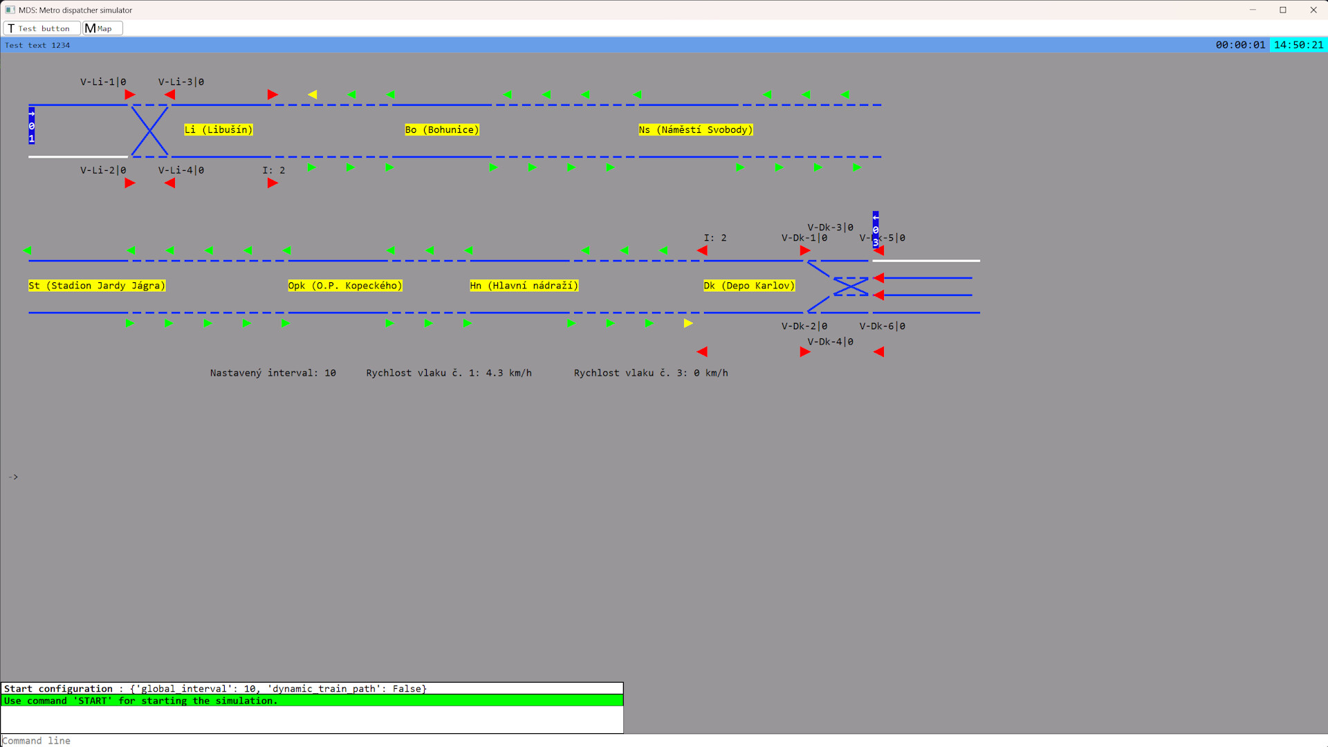 MDS: Metro dispatcher simulator Screenshot 4