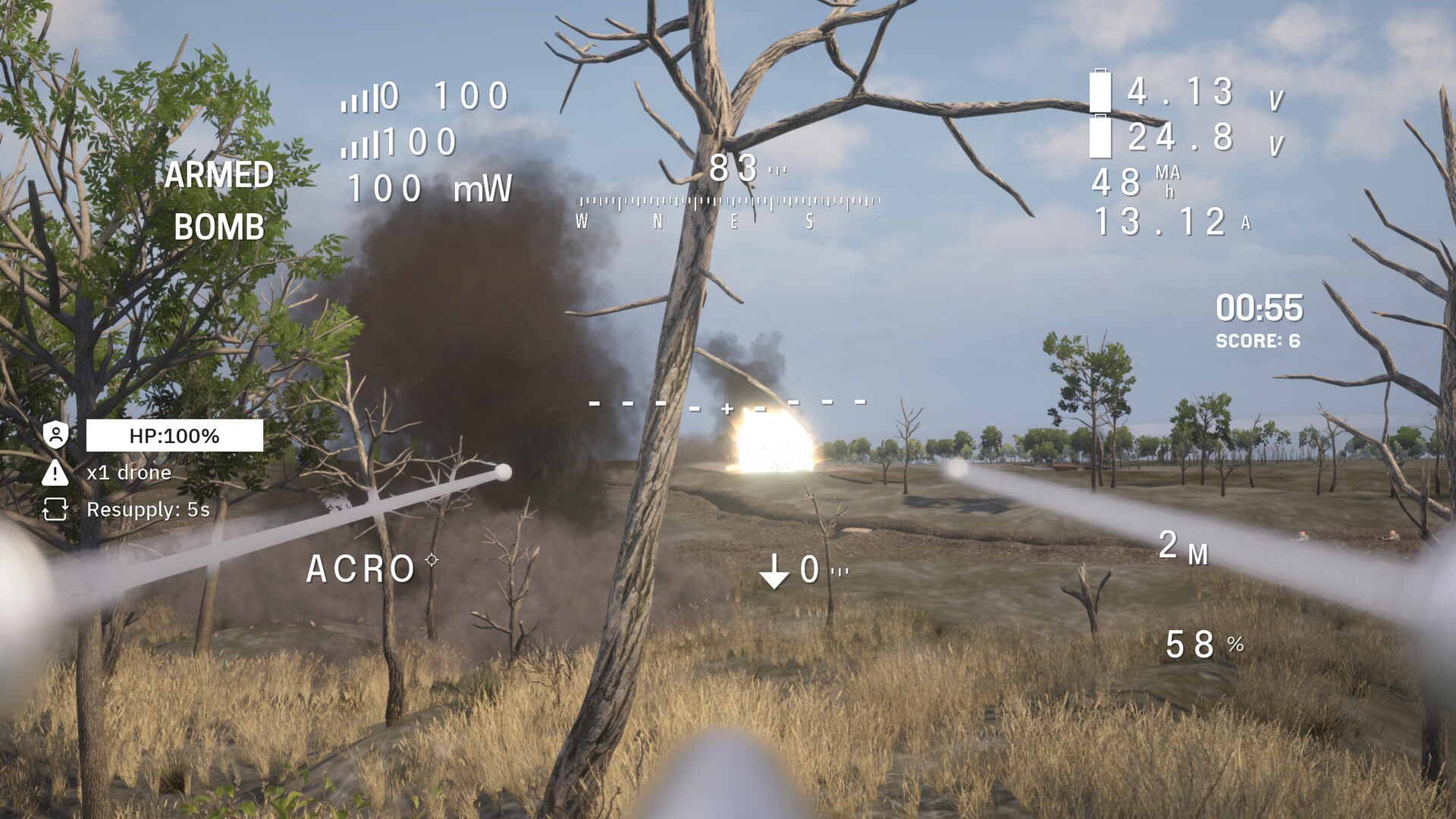 Ukrainian Fight Drone Simulator (UFDS) - FPV drone simulator Screenshot 4