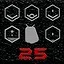 Own 25 Medals icon
