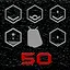 Own 50 Medals icon