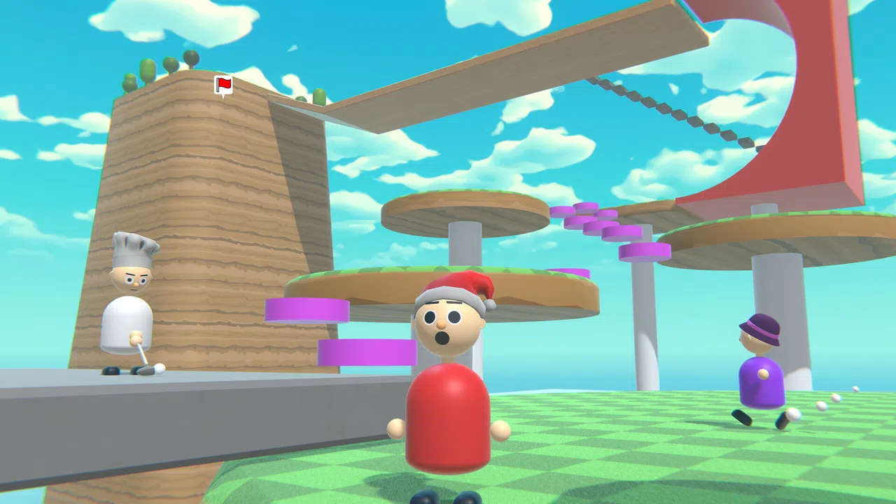 Multiplayer Platform Golf Screenshot 1
