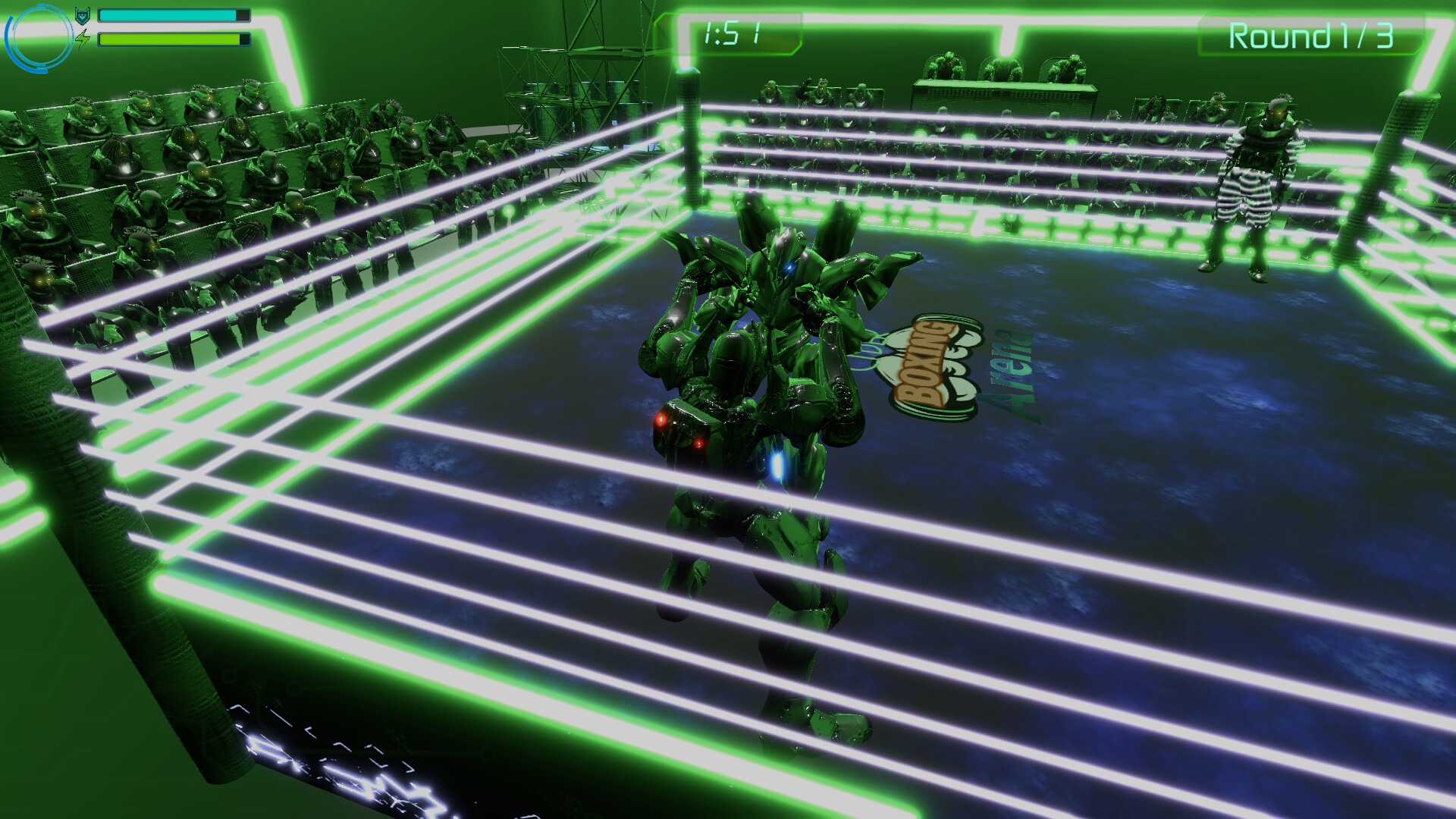 Cyber Boxing Arena Demo Screenshot 3