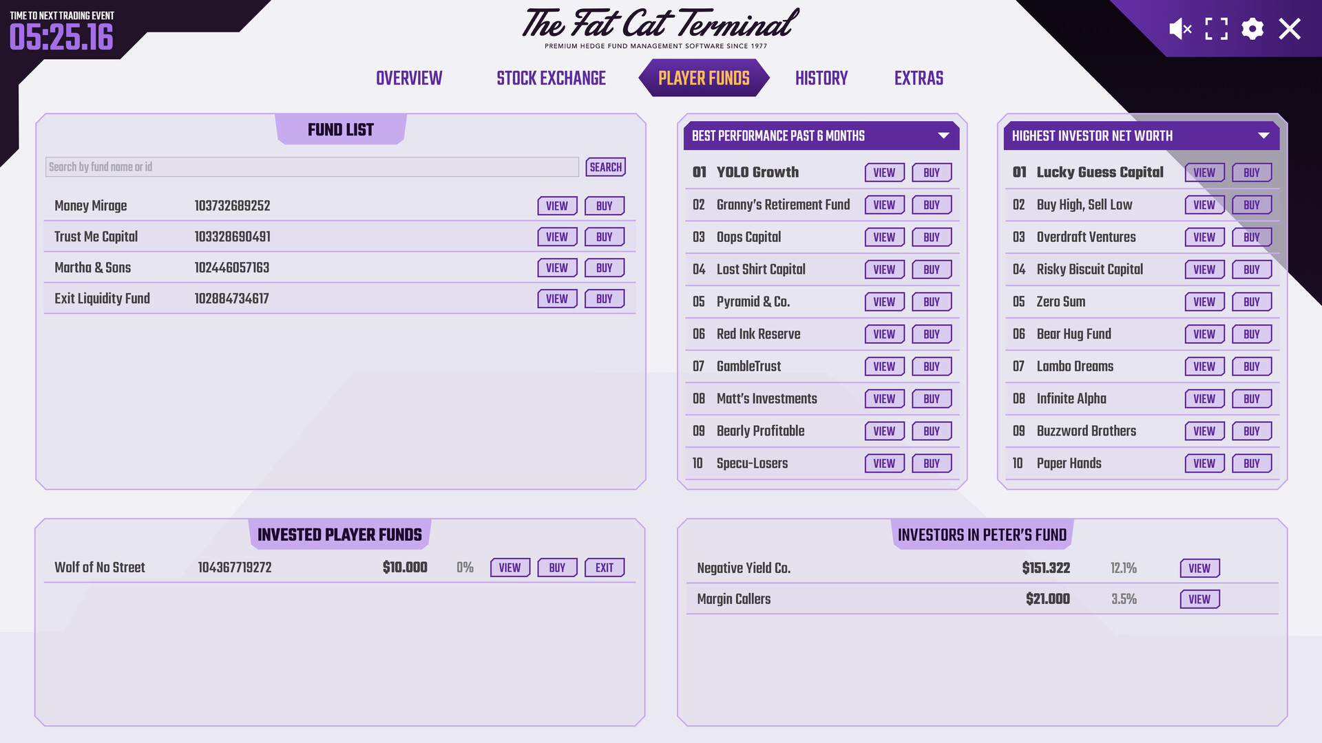 Hedge Fund Manager Simulator MMO Screenshot 1