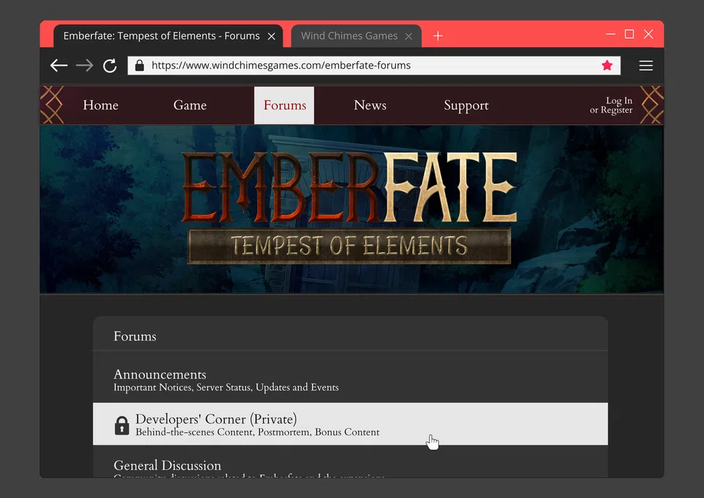 Emberfate: Tempest of Elements - Behind-the-Scenes Booklet Screenshot 0