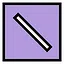 Diagonal icon