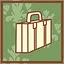 One heavy suitcase icon