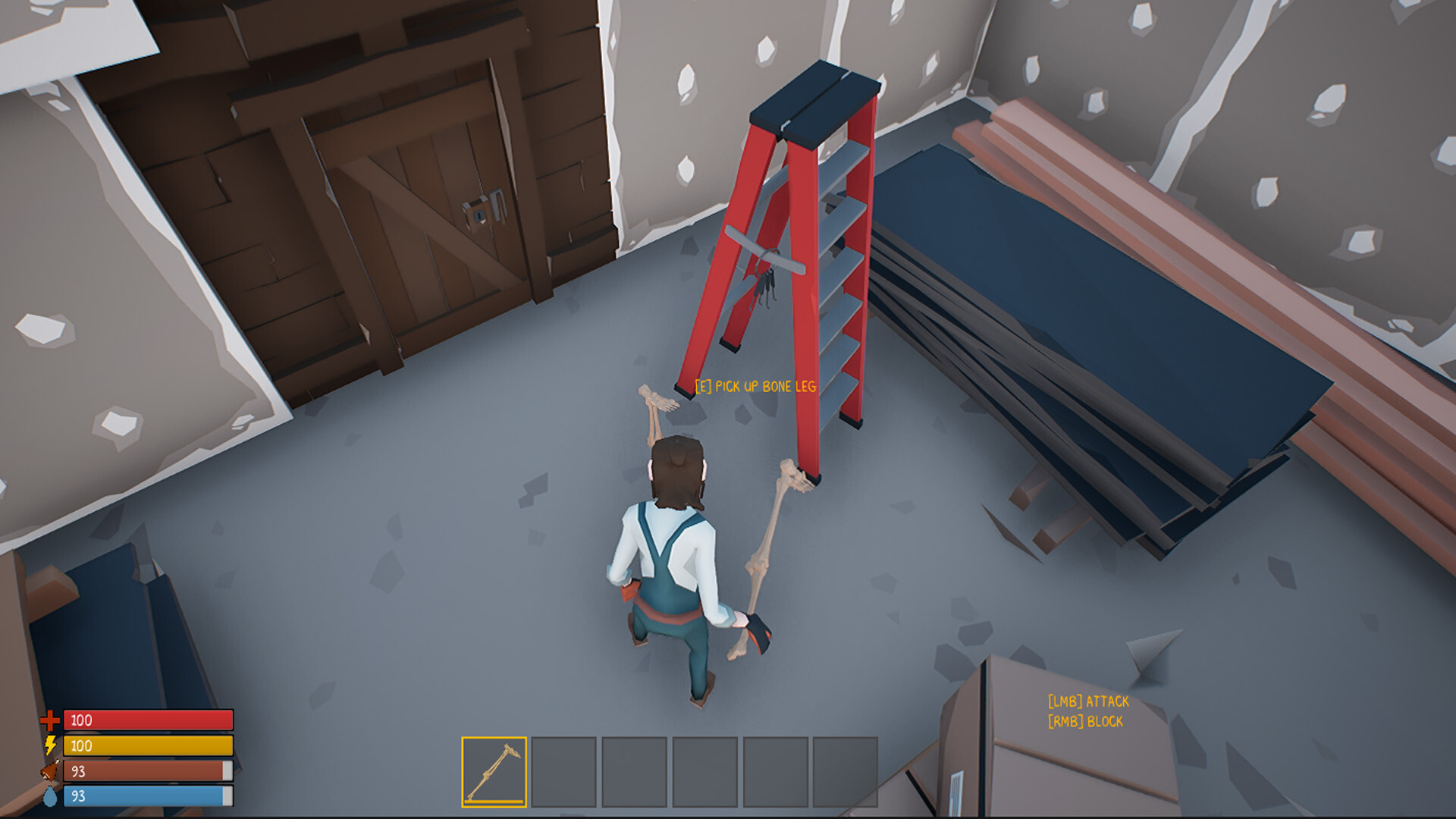 SurrounDead Poly Construction Bone Leg Screenshot 0