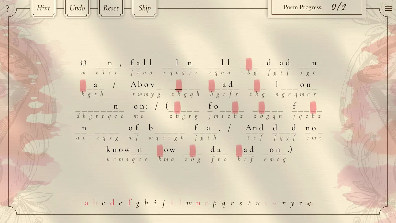 Poems & Codes Screenshot 3