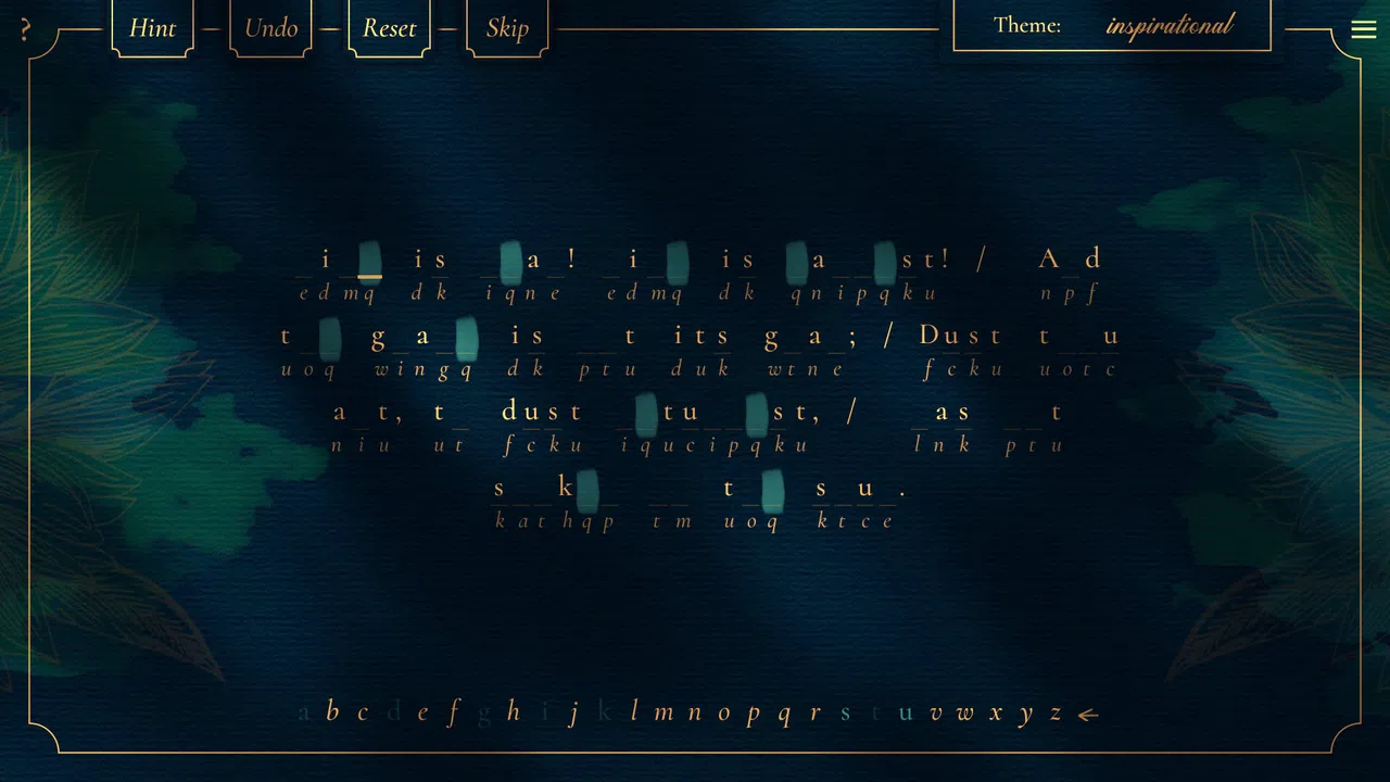 Poems & Codes Screenshot 0
