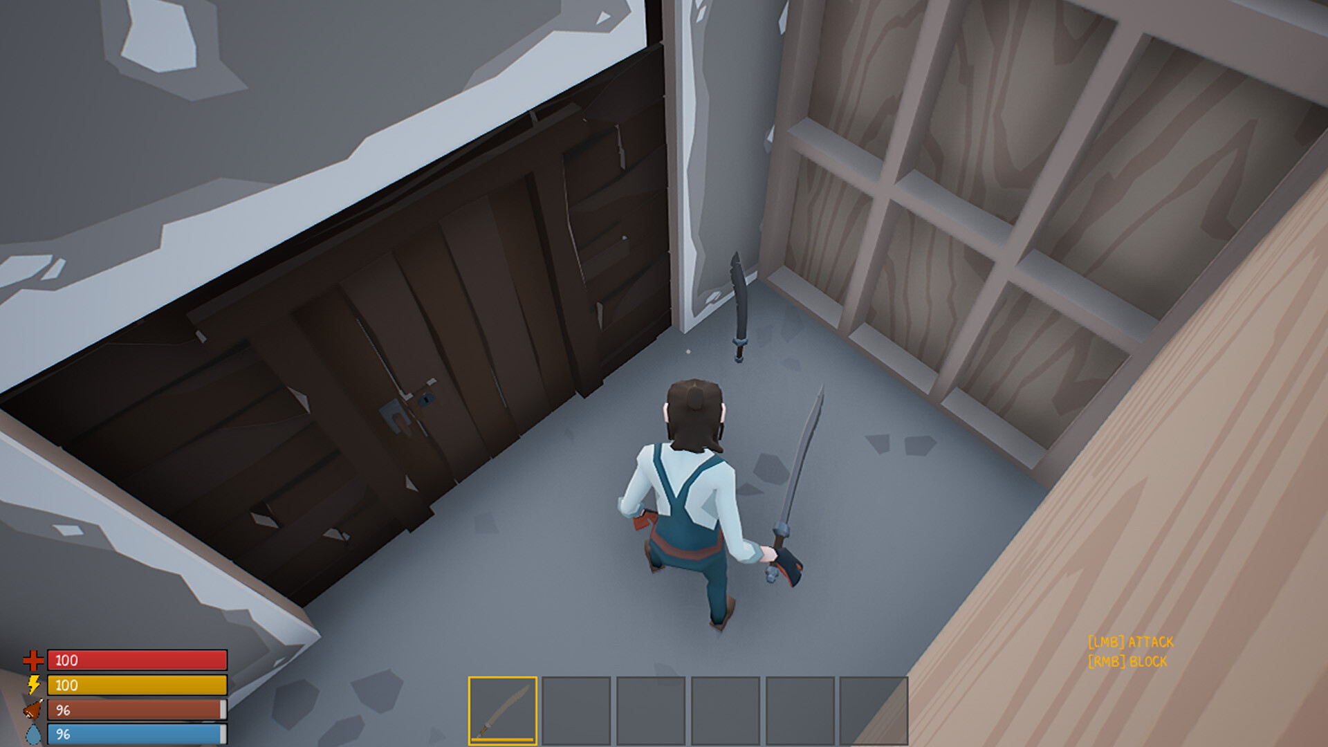 SurrounDead Poly Construction Curved Sword Screenshot 0