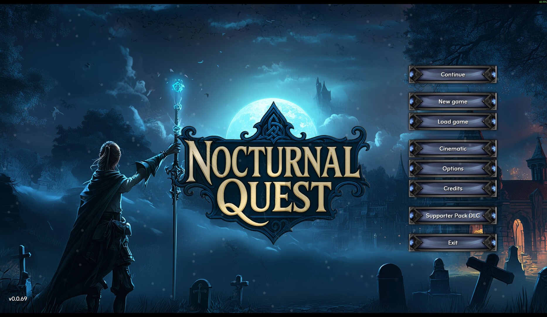 Nocturnal Quest: An Idle RPG Adventure Screenshot 1