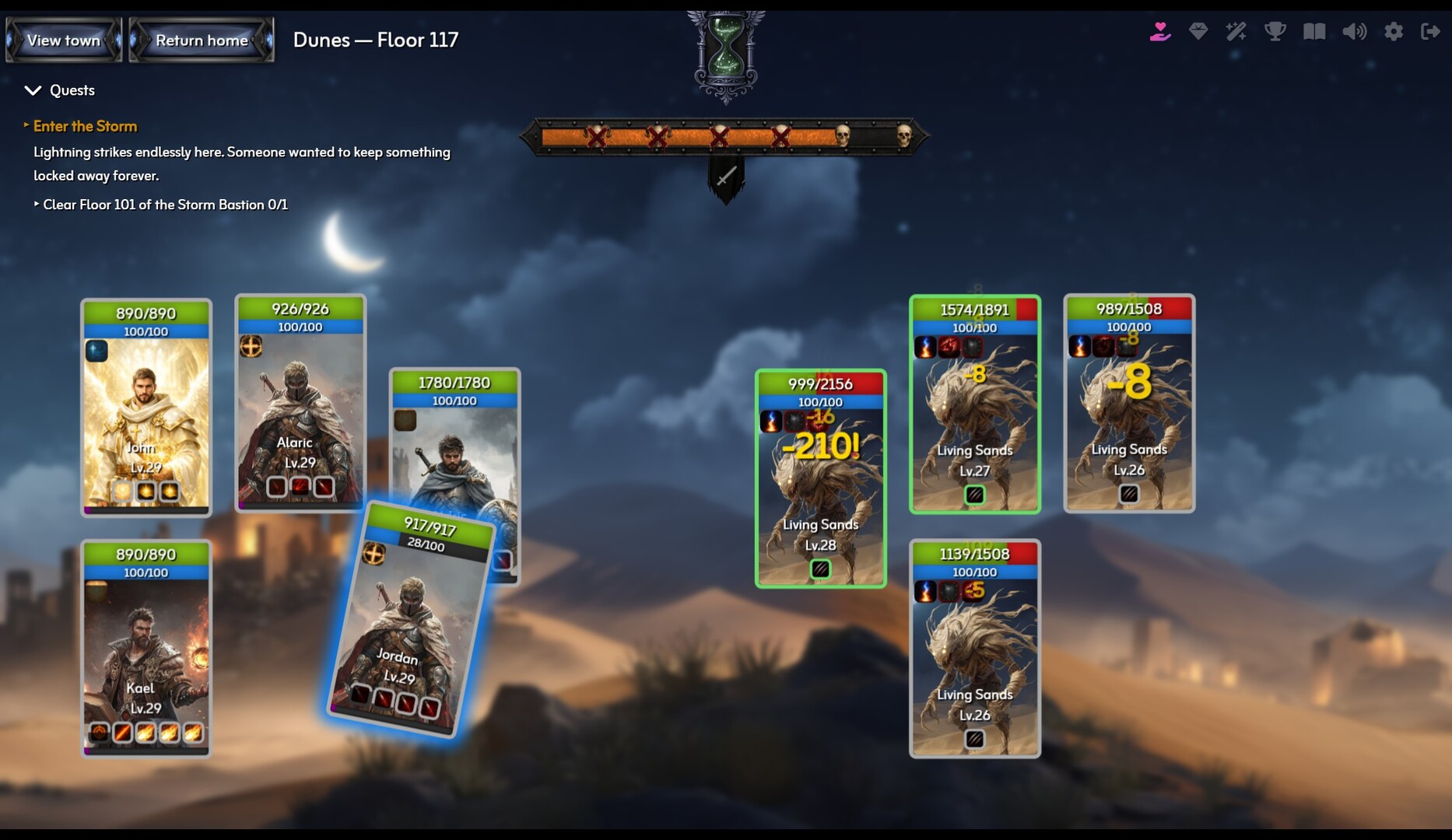 Nocturnal Quest: An Idle RPG Adventure Screenshot 6