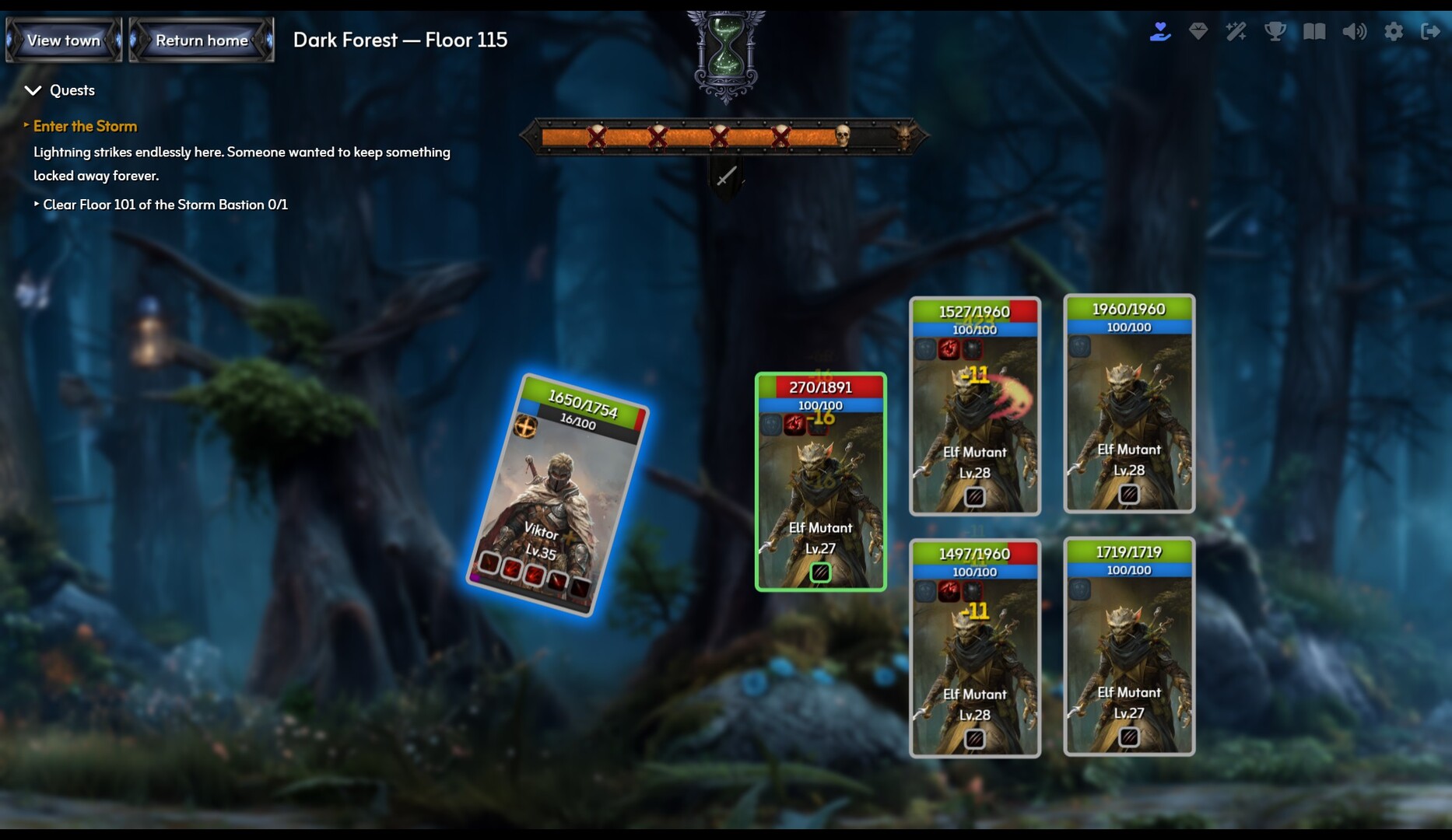 Nocturnal Quest: An Idle RPG Adventure Screenshot 8