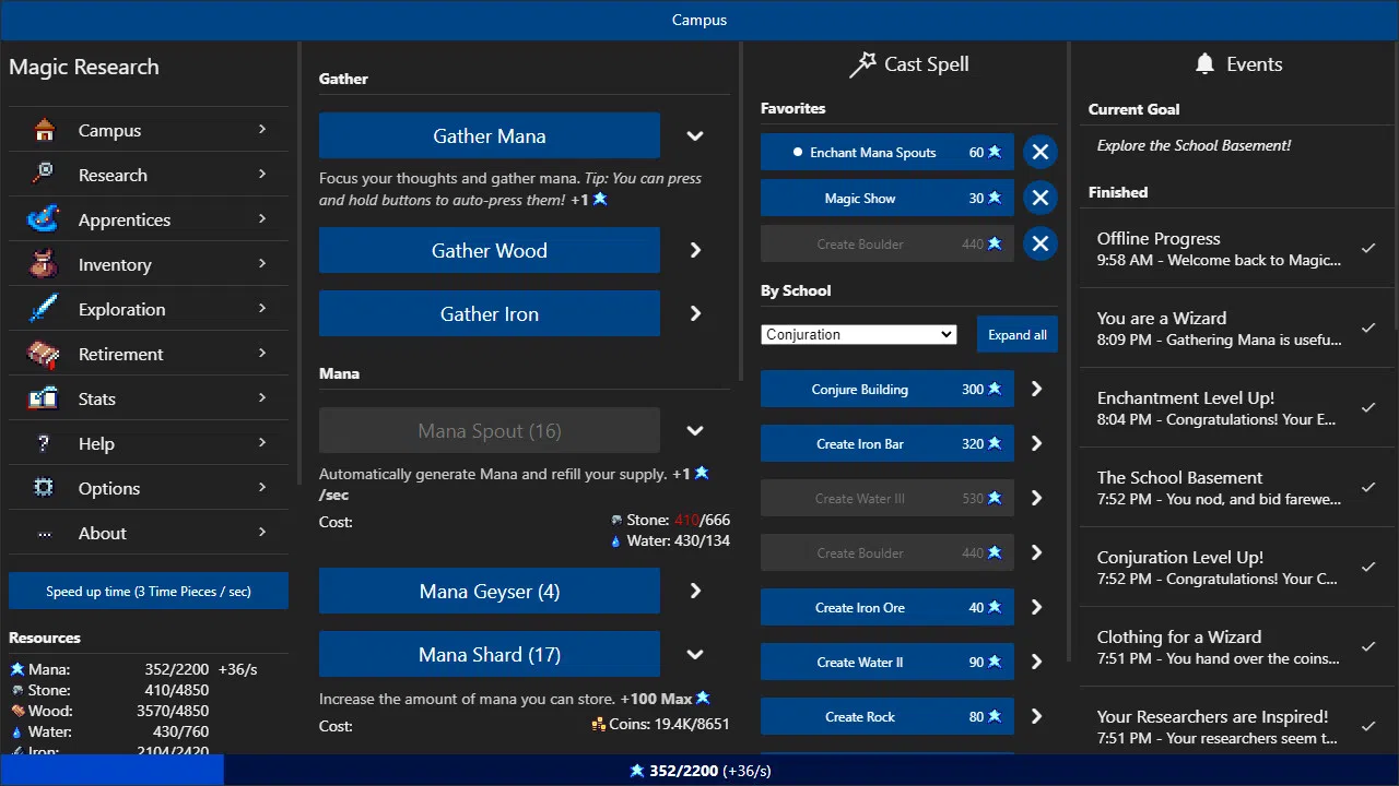Magic Research Screenshot 2