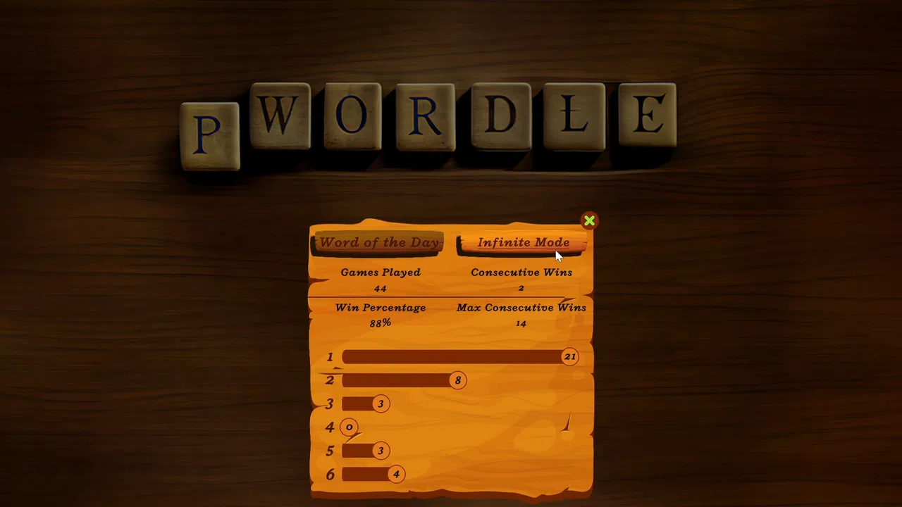 pWordle Screenshot 5