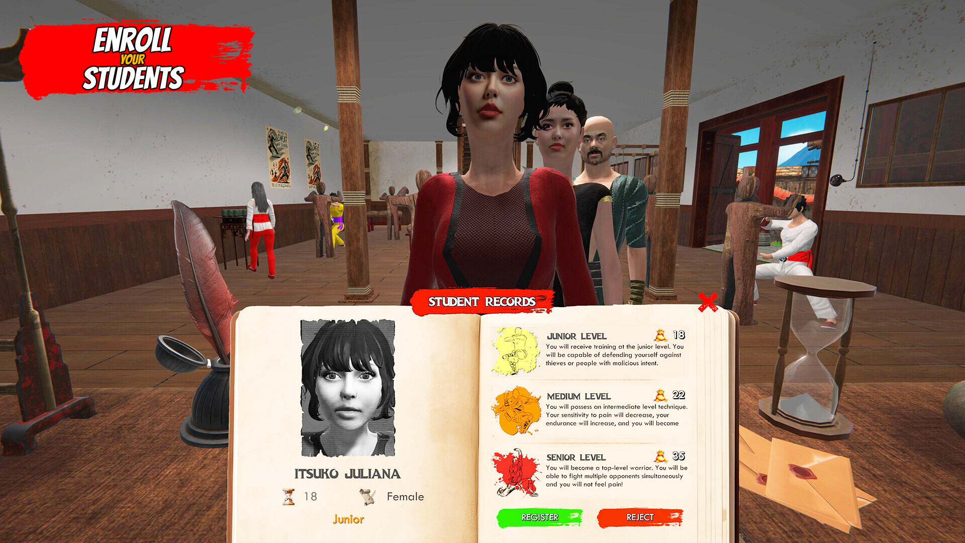 Fight School Simulator Screenshot 2