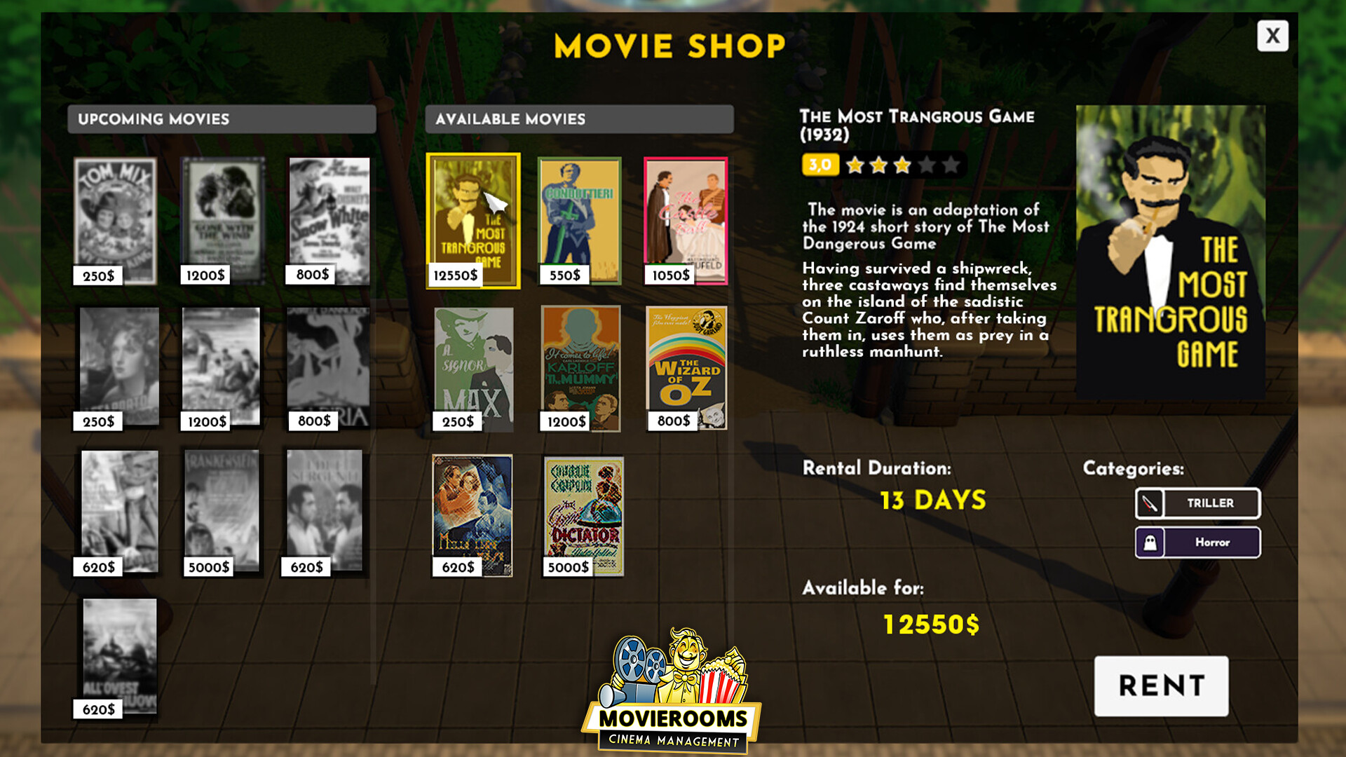 Movierooms - Cinema Management Screenshot 1