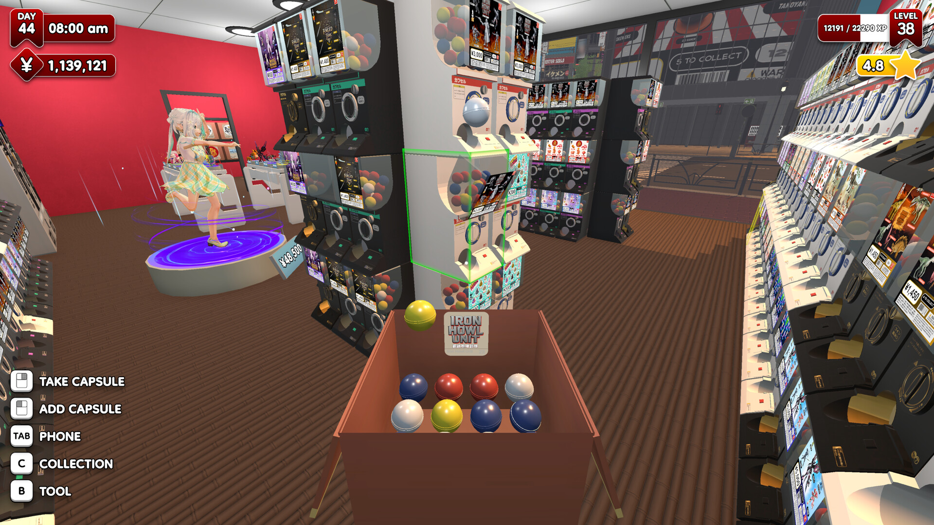Gacha Capsule Shop Simulator - Akihabara Screenshot 1