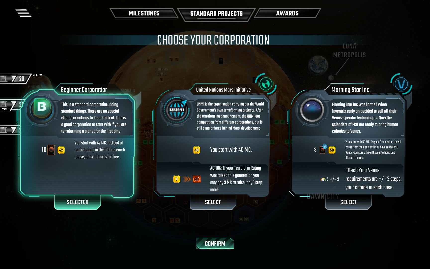 Terraforming Mars - Venus Next Screenshot 0